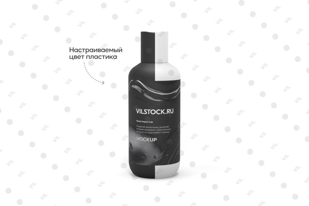 Мока для лубриканта матовый пластик (front)