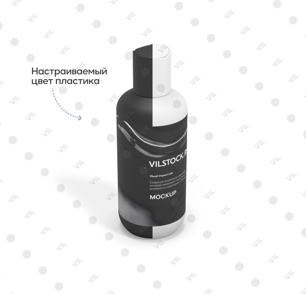 Мока для лубриканта матовый пластик (top)