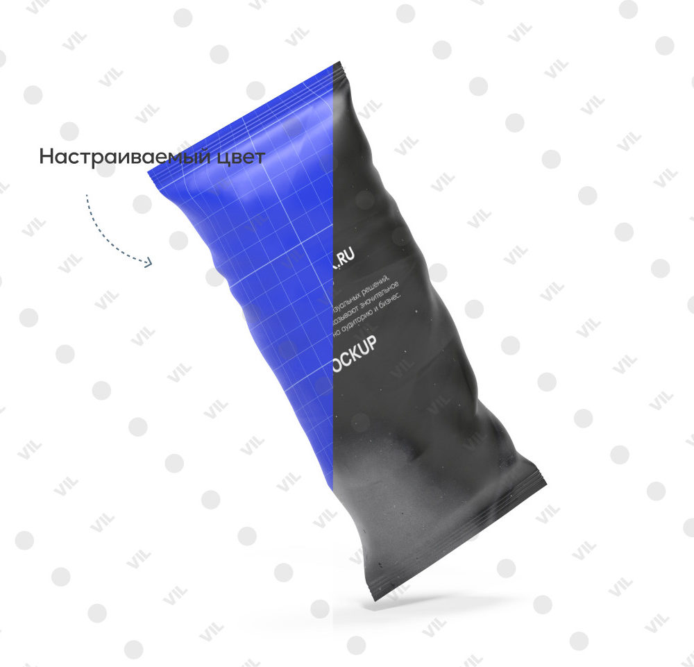 PSD мокап мороженного эскимо (fly)