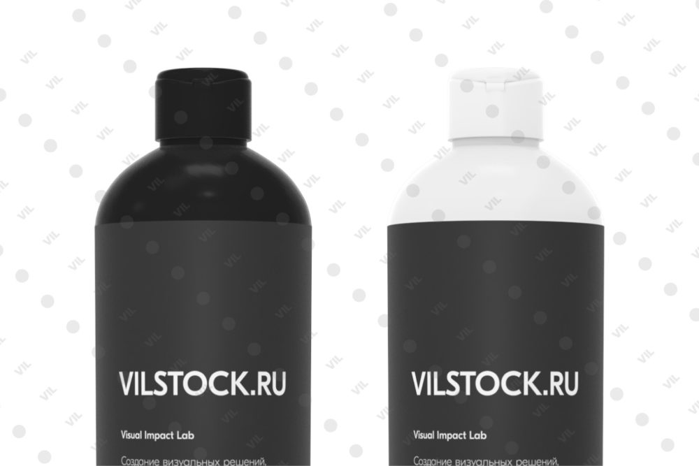 Мокап пластиковой упаковки с крышкой (Back)