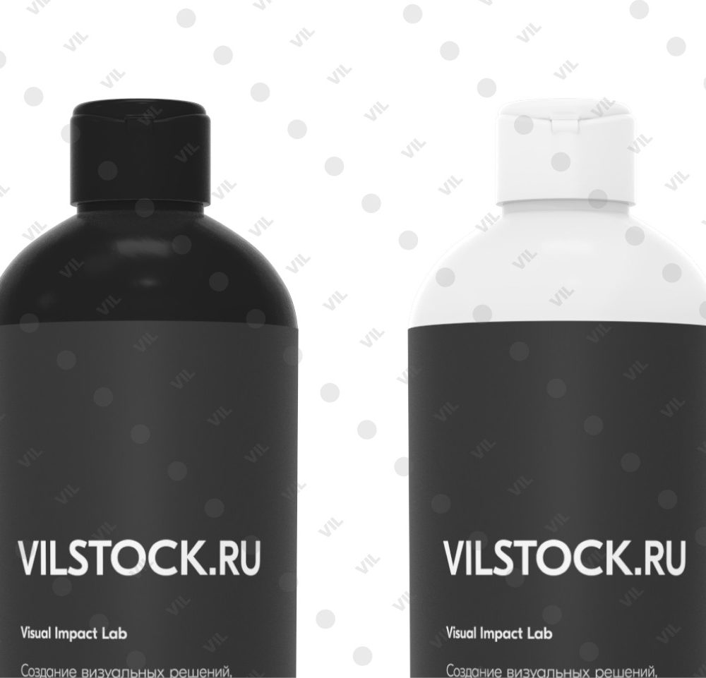 Мокап пластиковой упаковки с крышкой (Back)