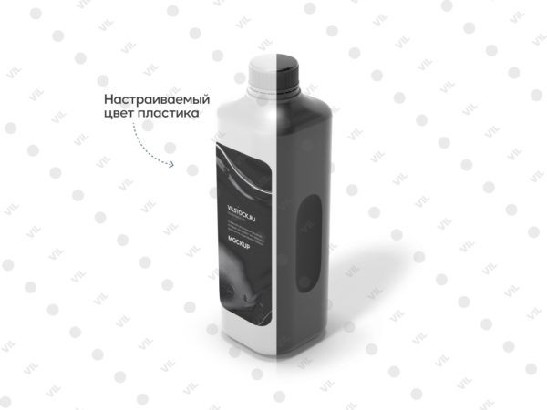 Frame 921 Мокап пластиковой бутылки (top)