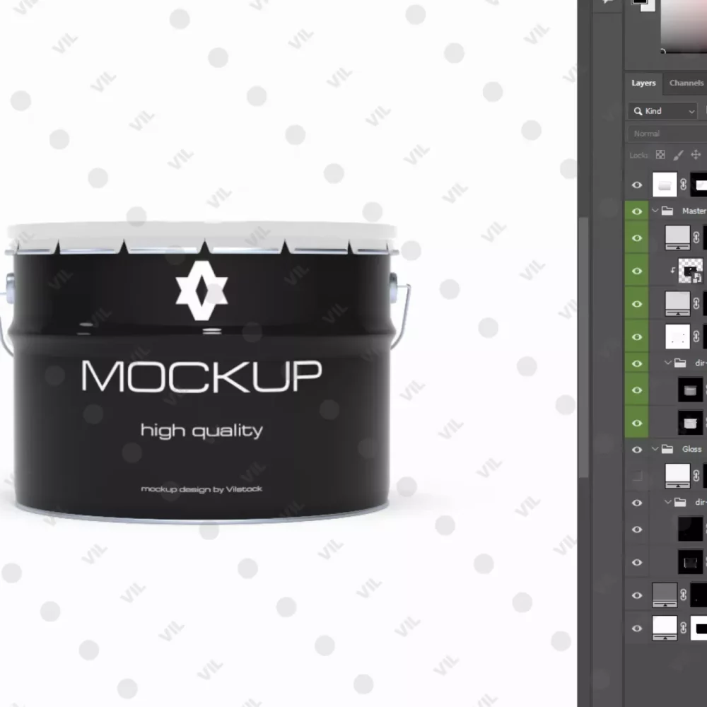 10 л V2_mockup_front итог 1-3 Мокап ведра 10 л «Корона» — металл, PSD 4K