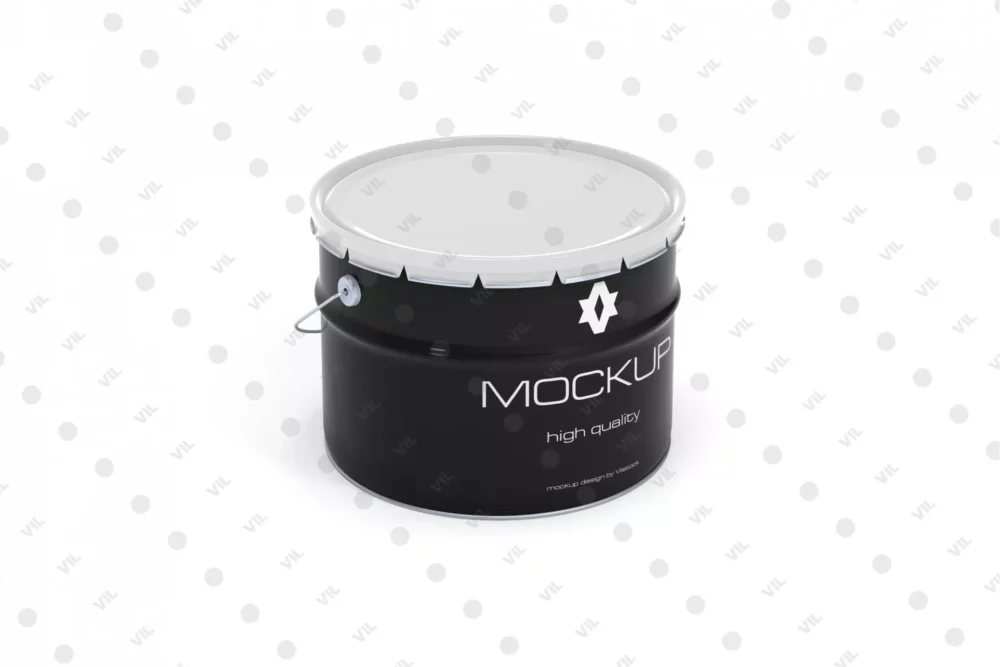 10 л V2_mockup_top Мокап ведра 10 л «Корона» — сверху, PSD 4K